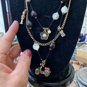 Betsy Johnson Mod 60’s Scooter Necklace